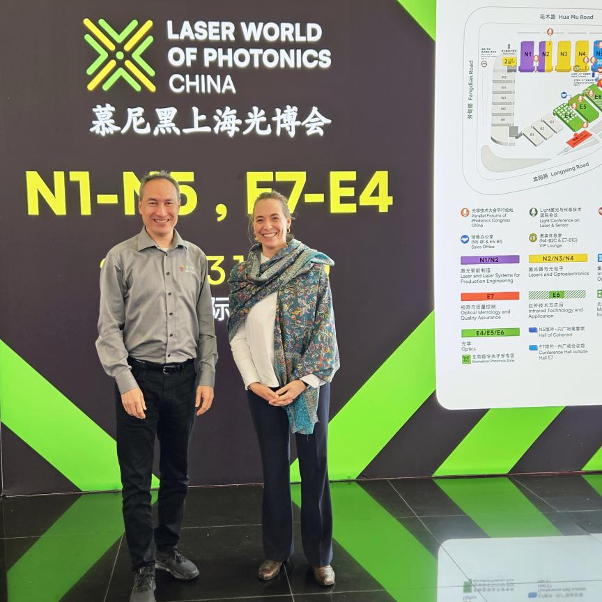 Carlos Lee with Anke Odouli in Shanghai