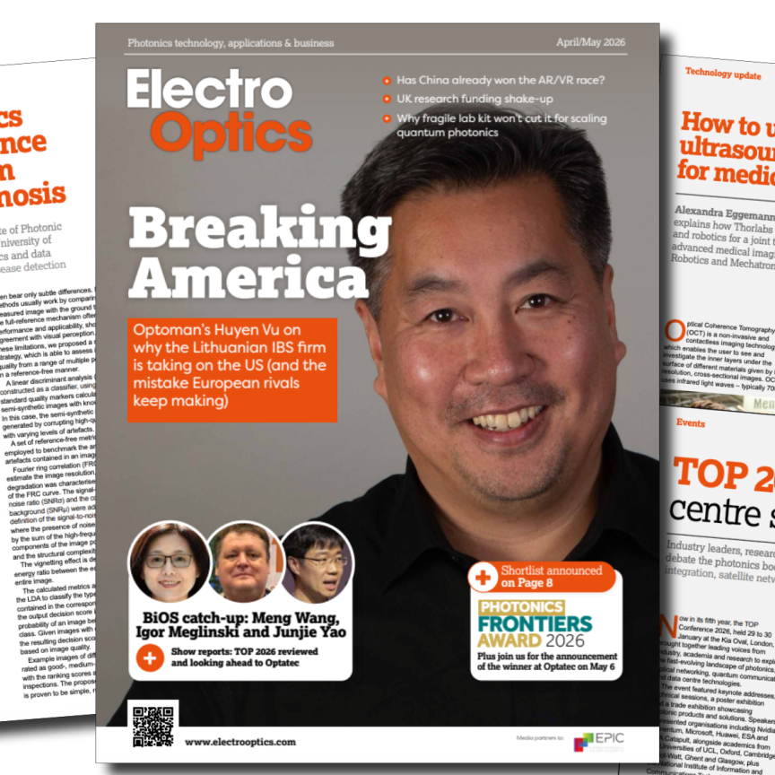 Apr/May 2026 issue of Electro Optics