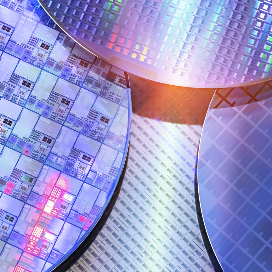 group of large wafers