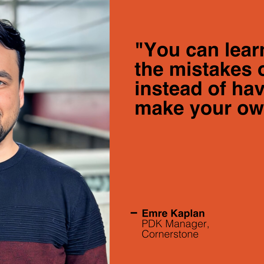 Emre Kaplan, PDK Manager at Cornerstone
