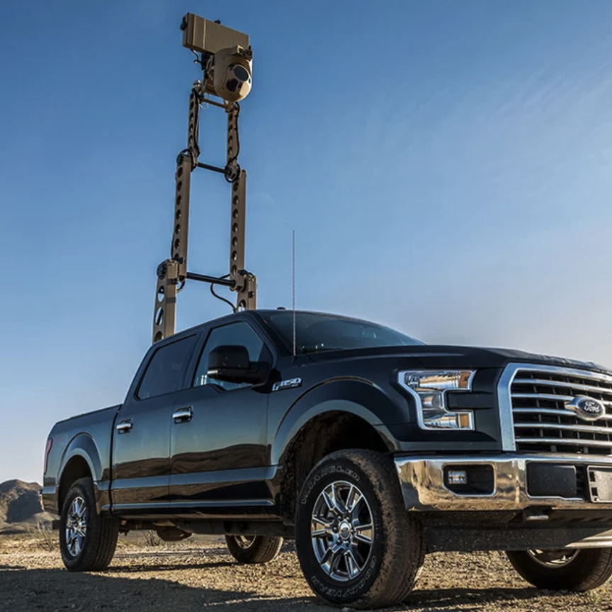 US Customs and Border Protection Ford F-250 with thermal imaging-based surveillance system