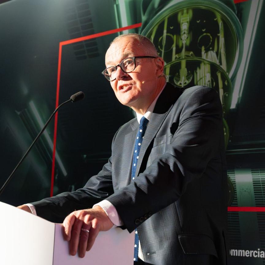 Lord Patrick Vallance speaking at Commercialising Quantum Global 2026
