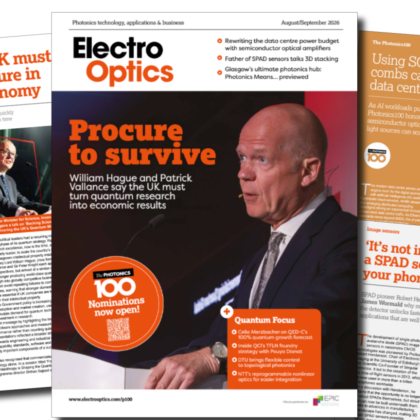 Aug/Sep 2026 issue of Electro Optics