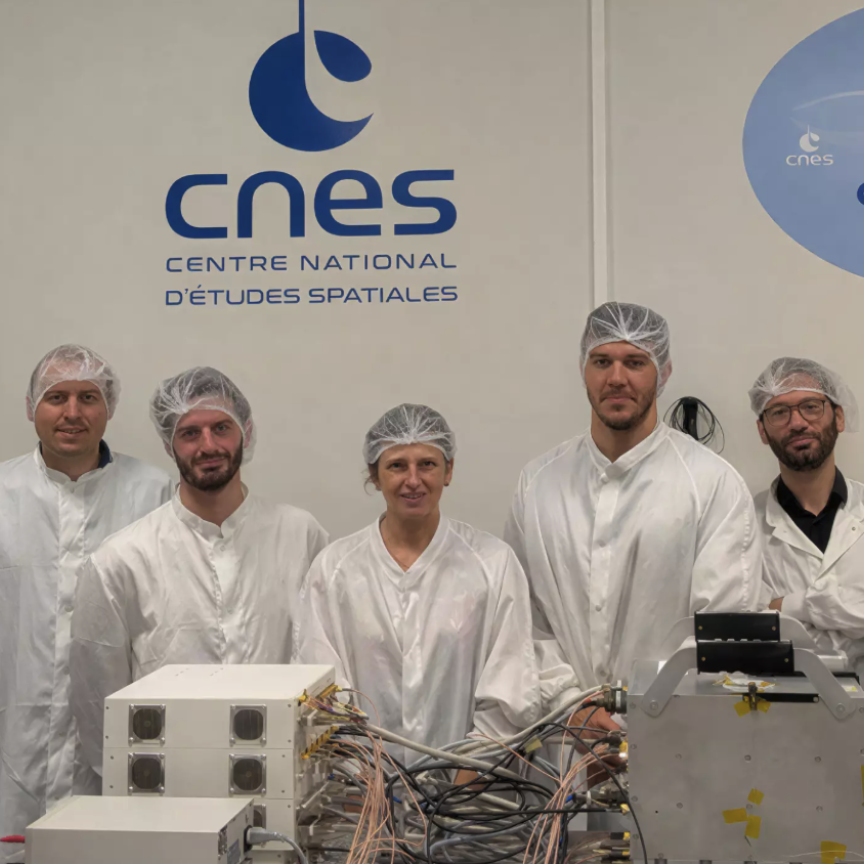 CNES / Exail team on the CARIOQA Pathfinder mission project