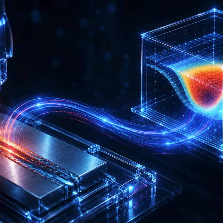 Laser welding simulation