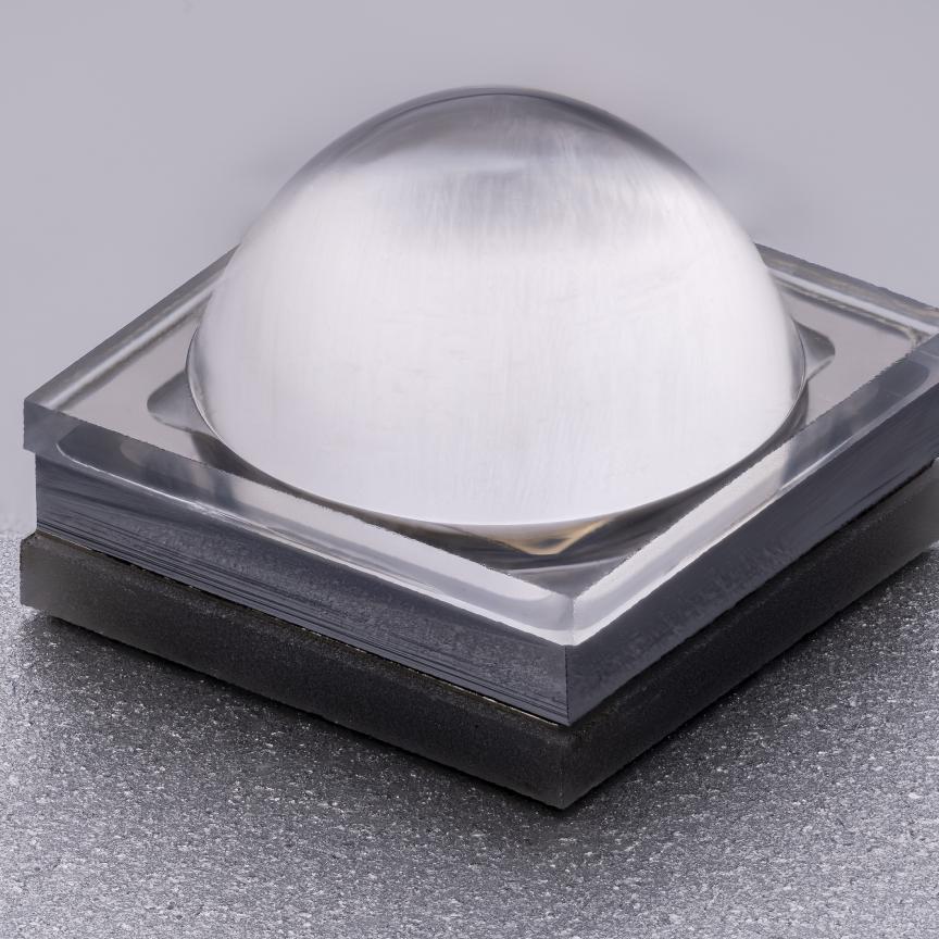 Far-UVC LED with lens and reflector