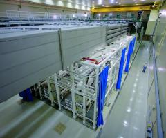 A laser bay at the National Ignition Facility