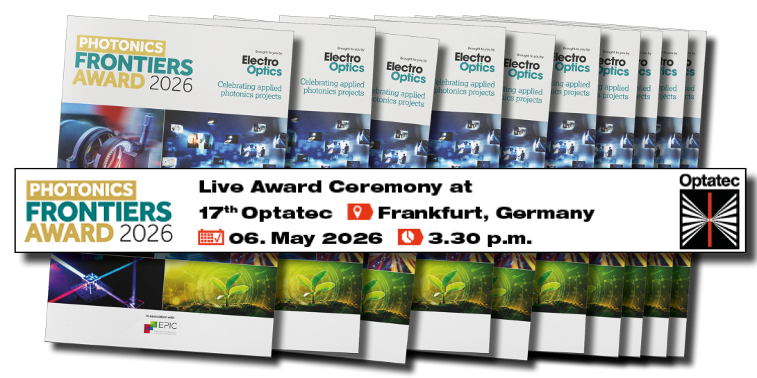 The Photonics Frontiers Award 2026 magazine covers