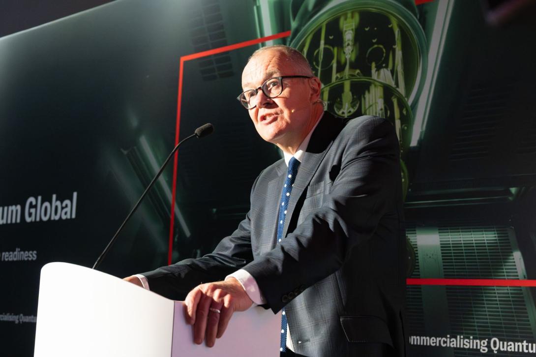 Lord Patrick Vallance speaking at Commercialising Quantum Global 2026